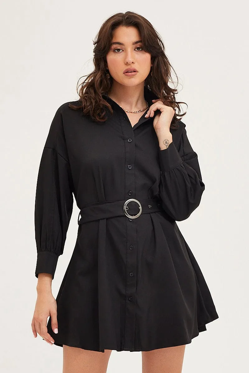 Black Dress Long Sleeve Mini Tale Core