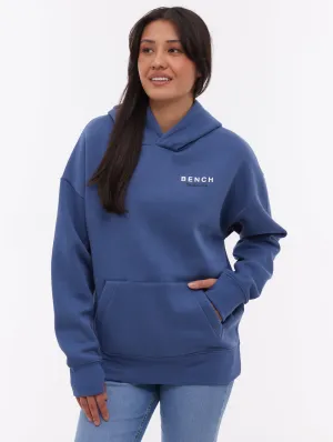 Harmy Back Graphic Hoodie - Blue Princess Glow