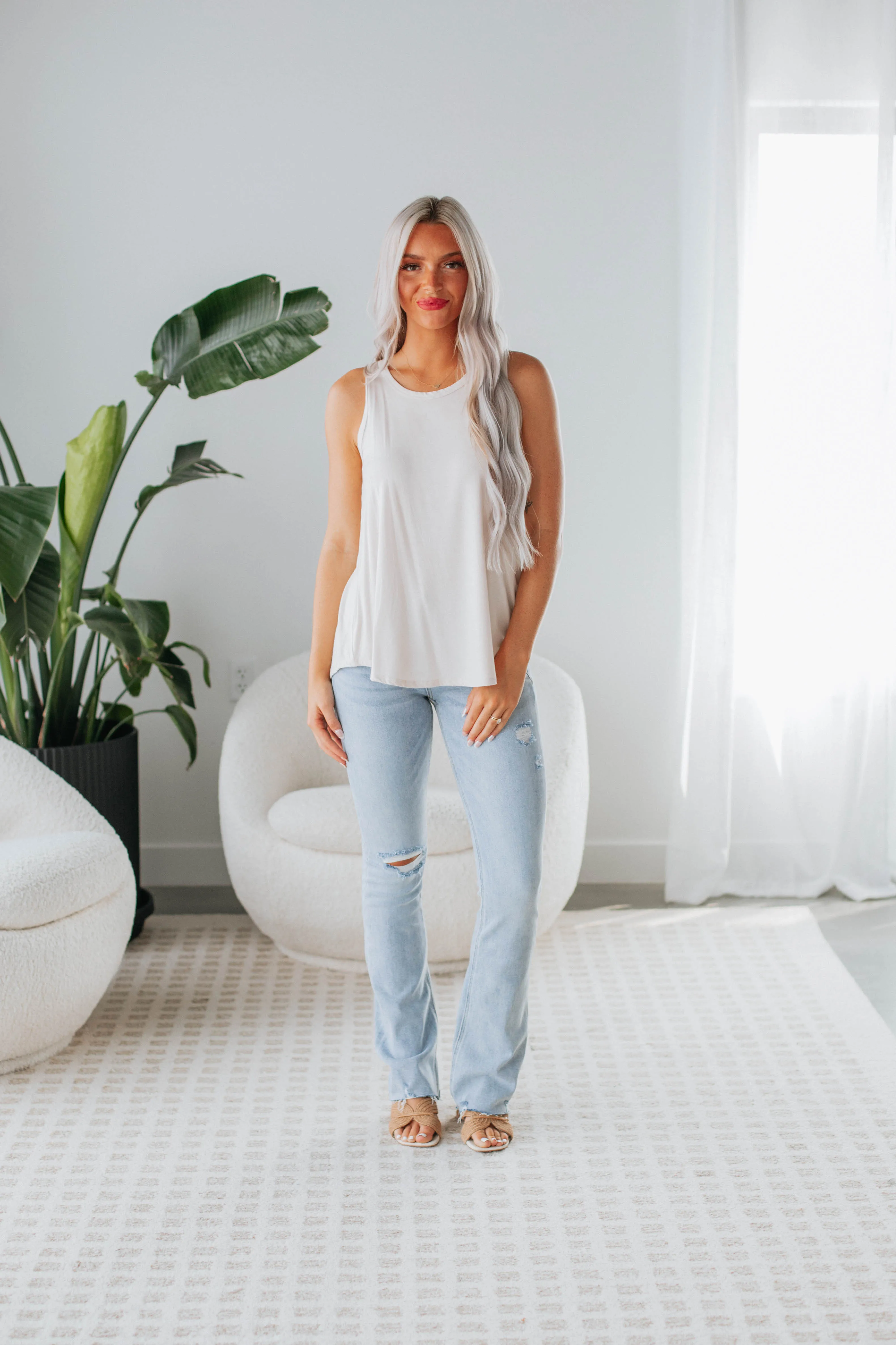 Mesh Panel Insert Dava Basic Tank - Natural