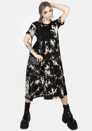 Contemporary Style casual outing Moodswing Tie Dye Midi Dress