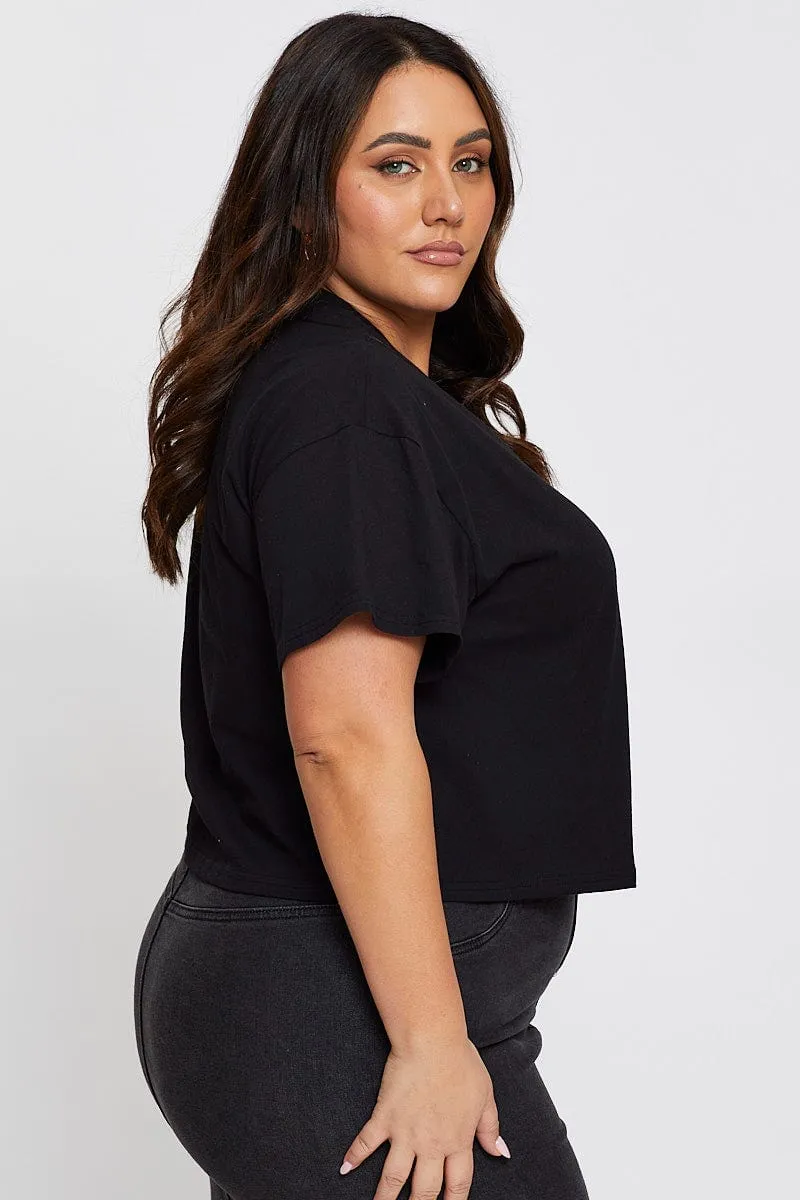 Wedding Black Sleeve T-shirt Embroidered Dragon Crew Neck Short
