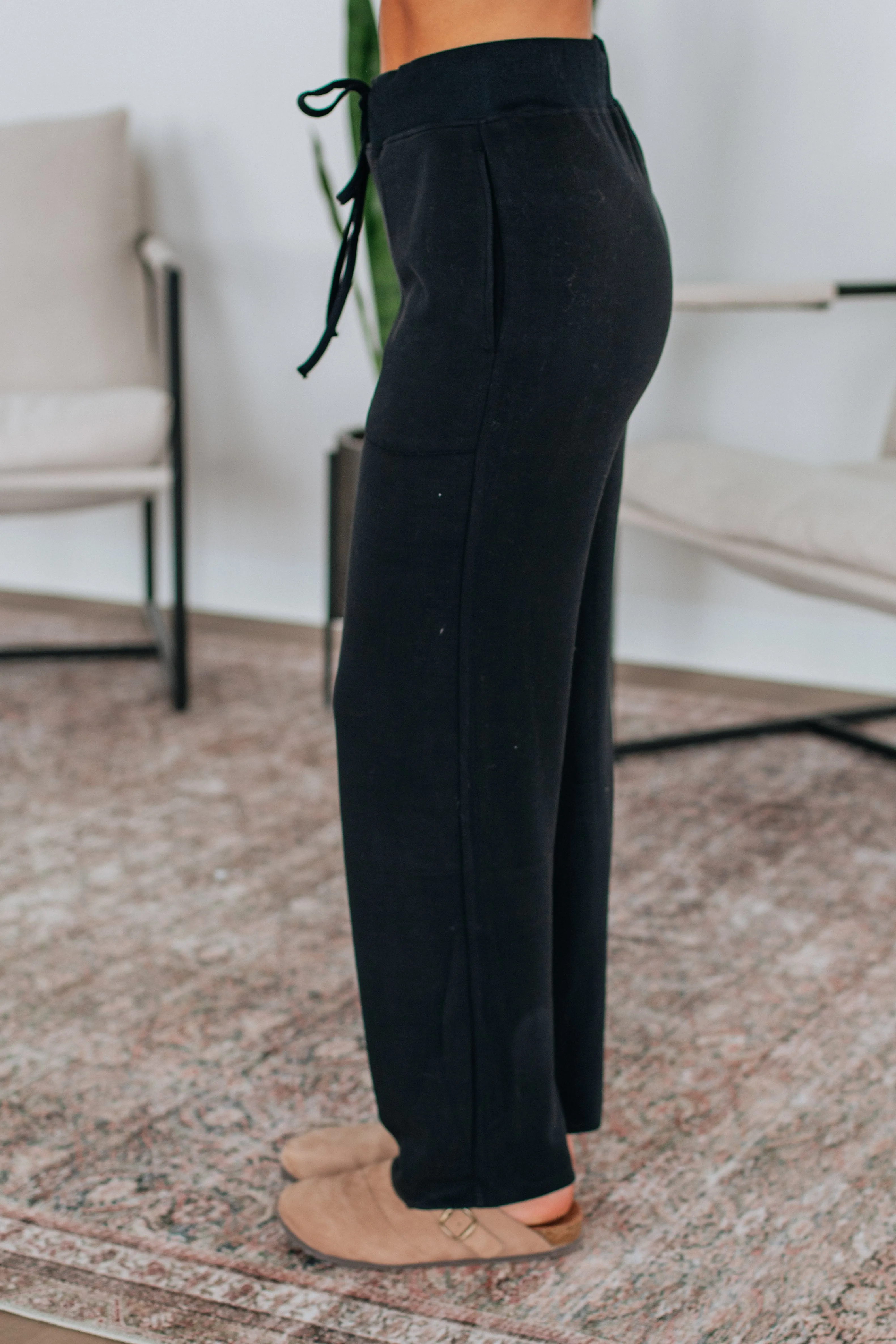 Farrah Lounge Pants - Black ReinforcedKnees