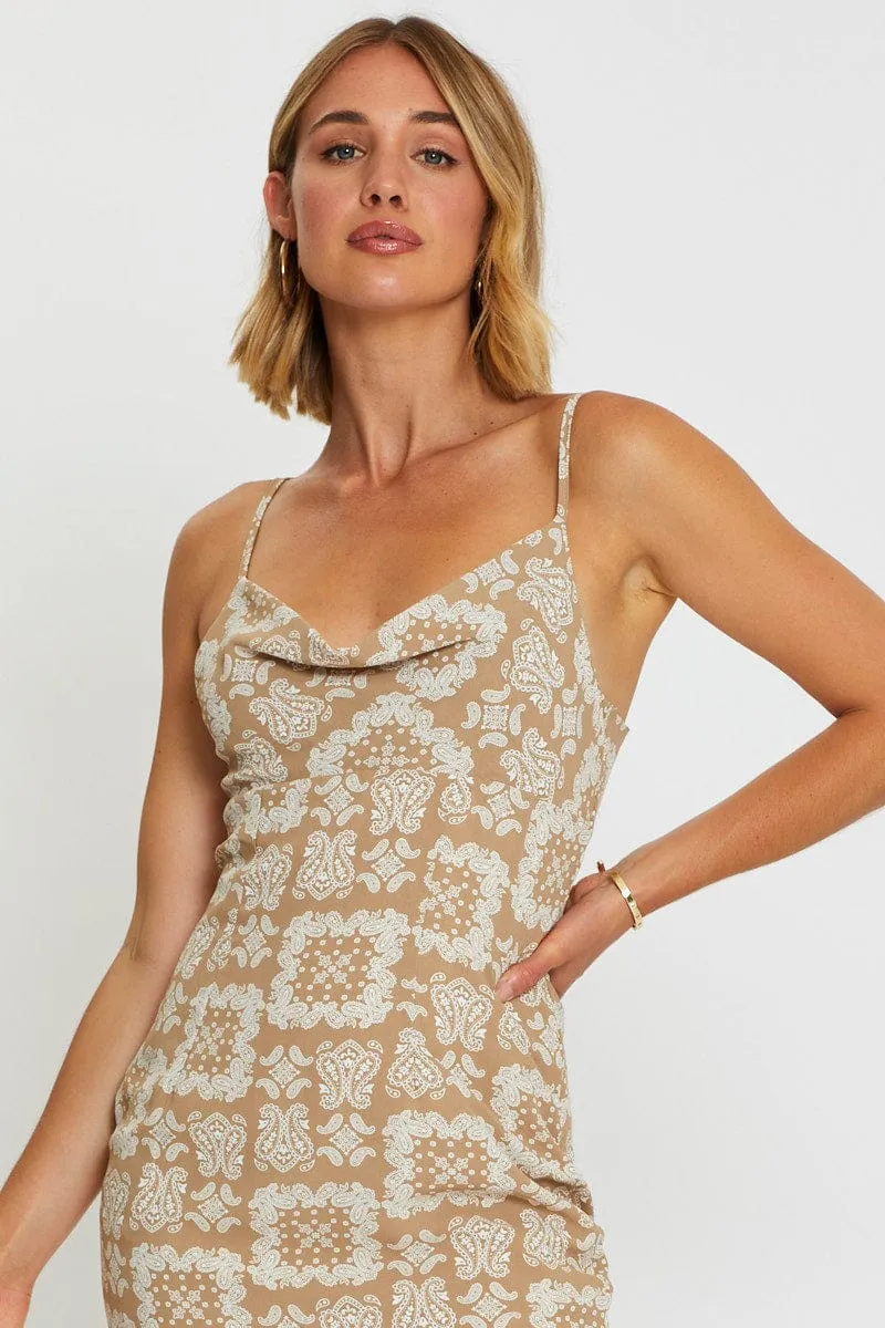 Print Bodycon Dress Mini Dress for warm weather Star Pop
