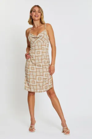 Print Bodycon Dress Mini Light Pop