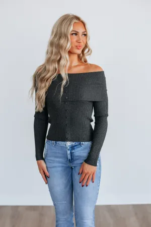 Knit Wearable Snuggle Wear Camaryn Off The Shoulder Sweater