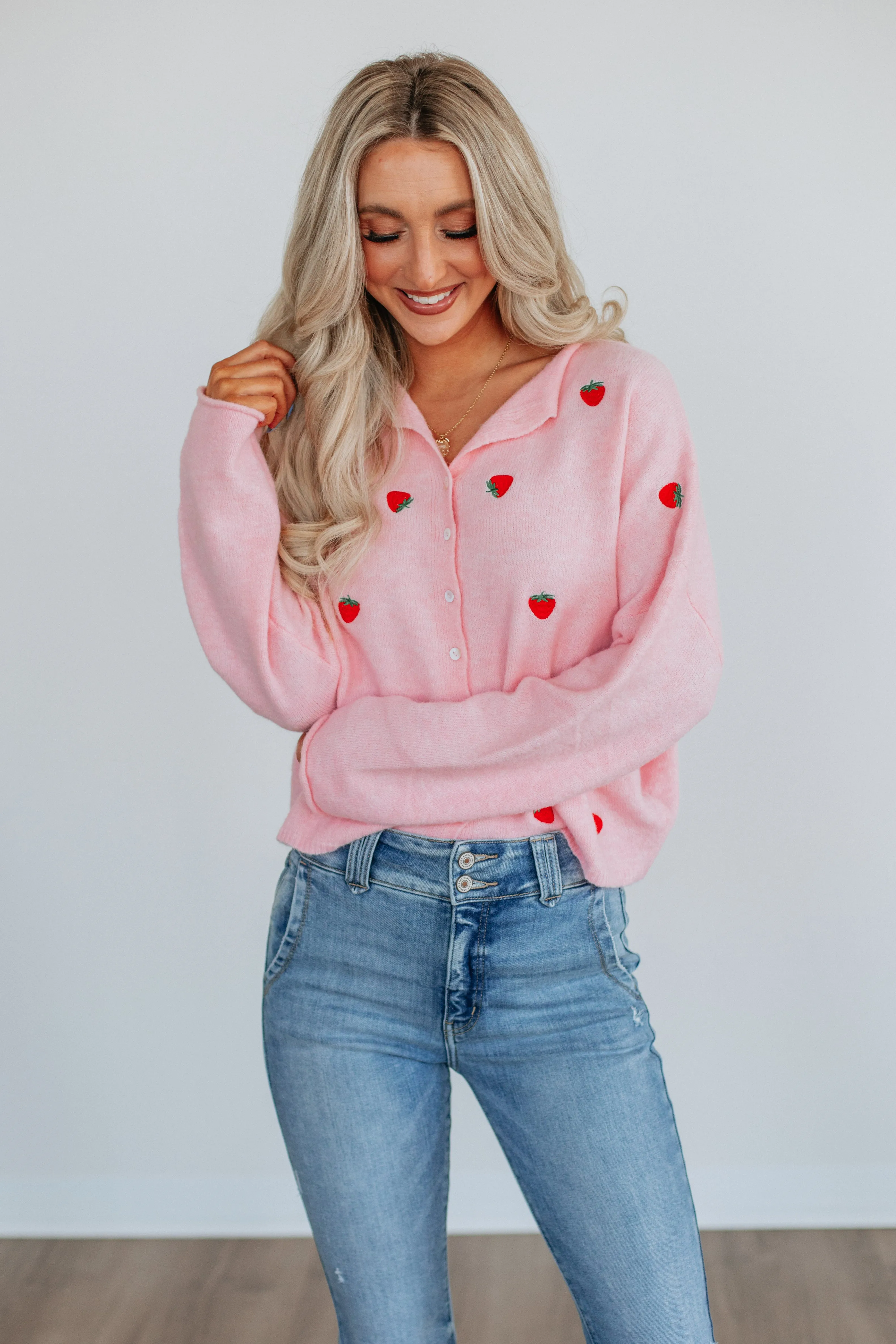 Durable Fabric Anti Pilling Treatment Brooke Berry Cardigan