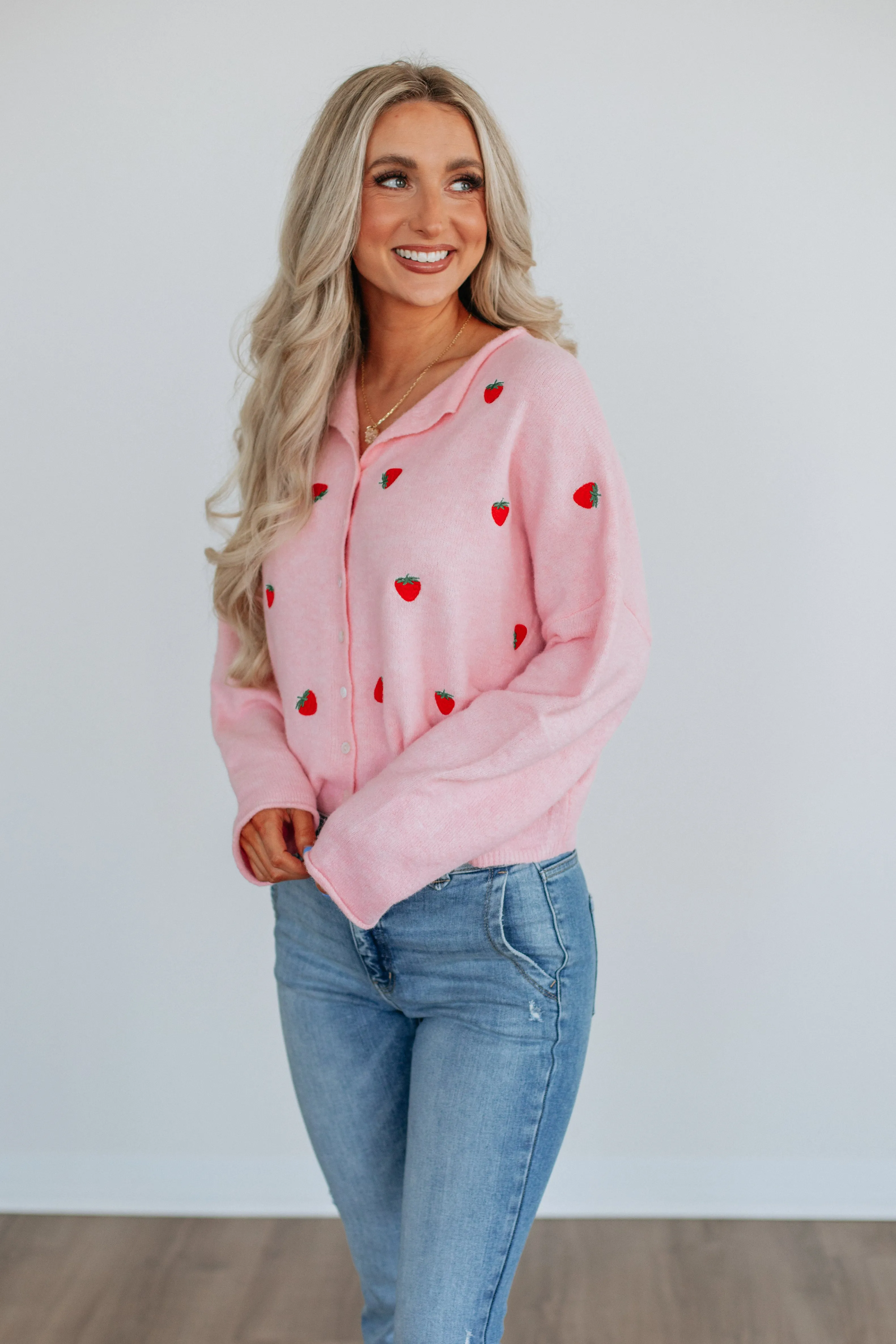 Winter Comfort Layer Soft Comfort Brooke Berry Cardigan