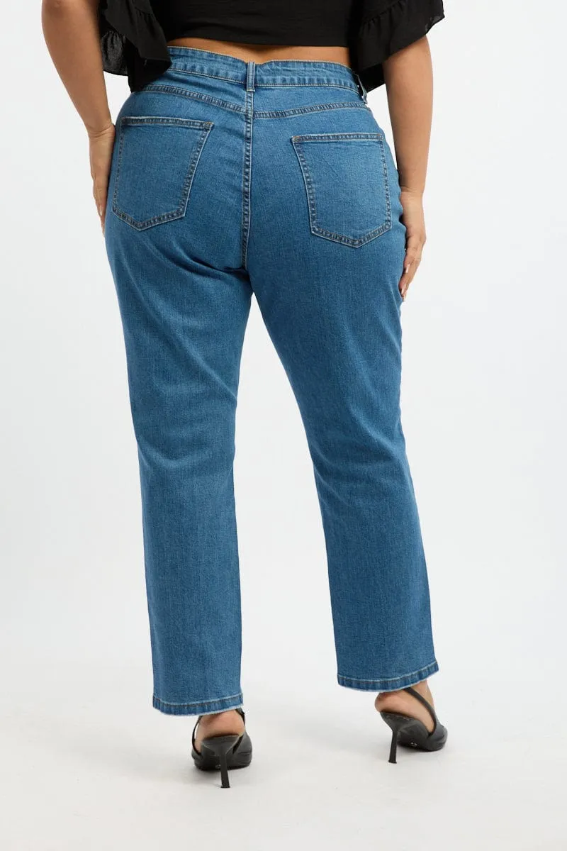 Timeless Cut Neutral Loose Denim Mom Jeans High Rise