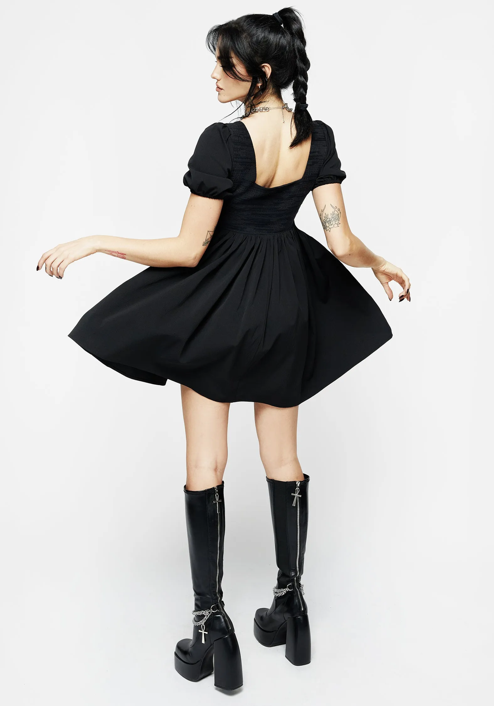 Immortal Corset Mini Dress Vibrant color Elegant Wear