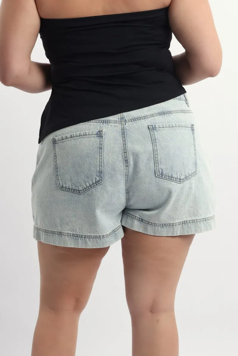 Ankle length Denim Skort Skirt