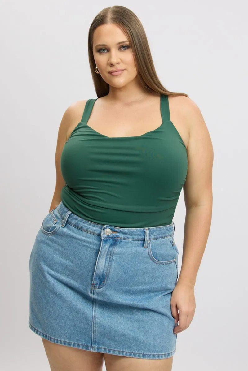 Soft Core New Day Green Bodysuit supersoft