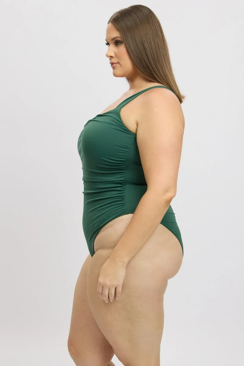 Green Bodysuit supersoft Recycled Polyester HighElasticity Fiber
