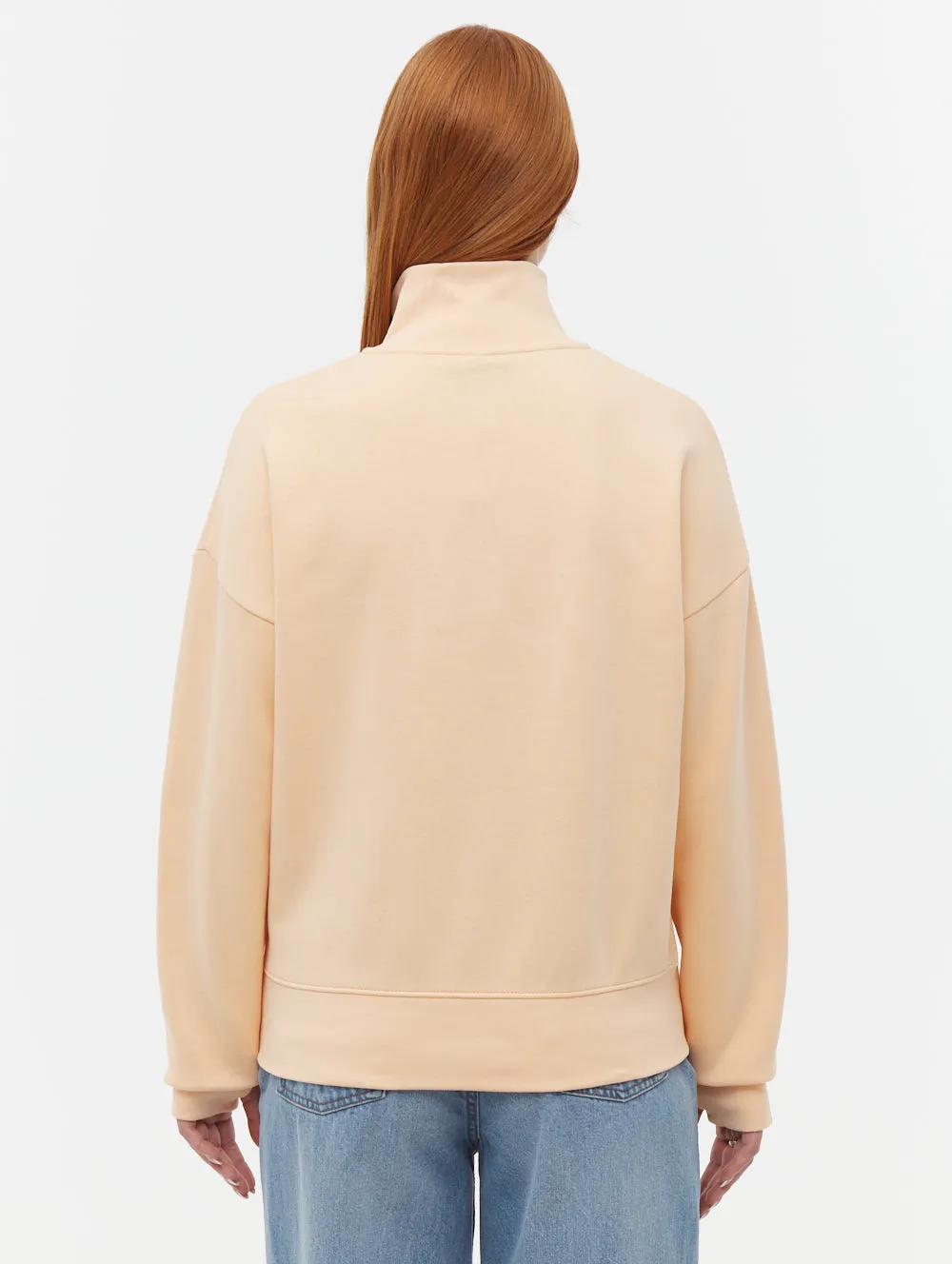 Huntley Quarter Zip Funnel Neck Sweatshirt pack light