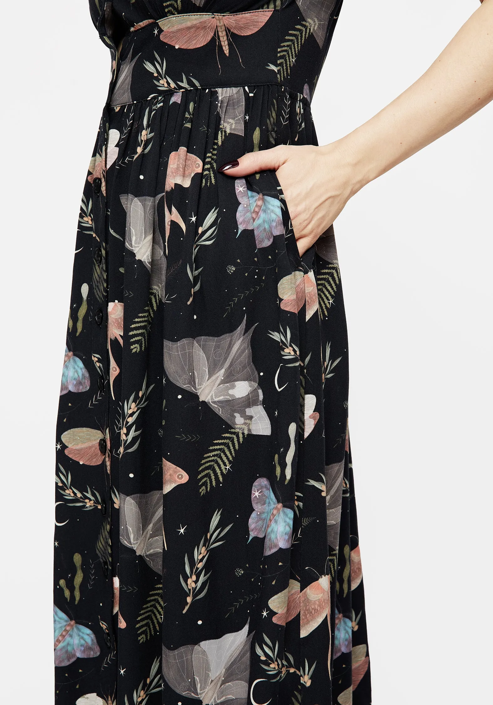 Blue Hour Nightmoth Midi Shirt Dress