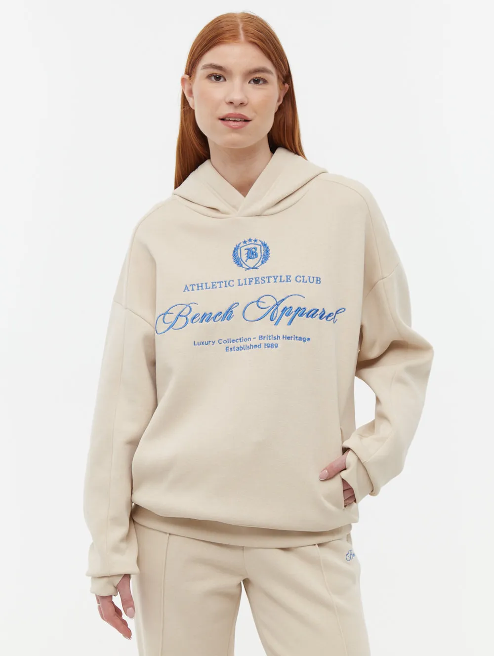 Fearless Mode ElasticFree Contessa Script Graphic Oversize Hoodie