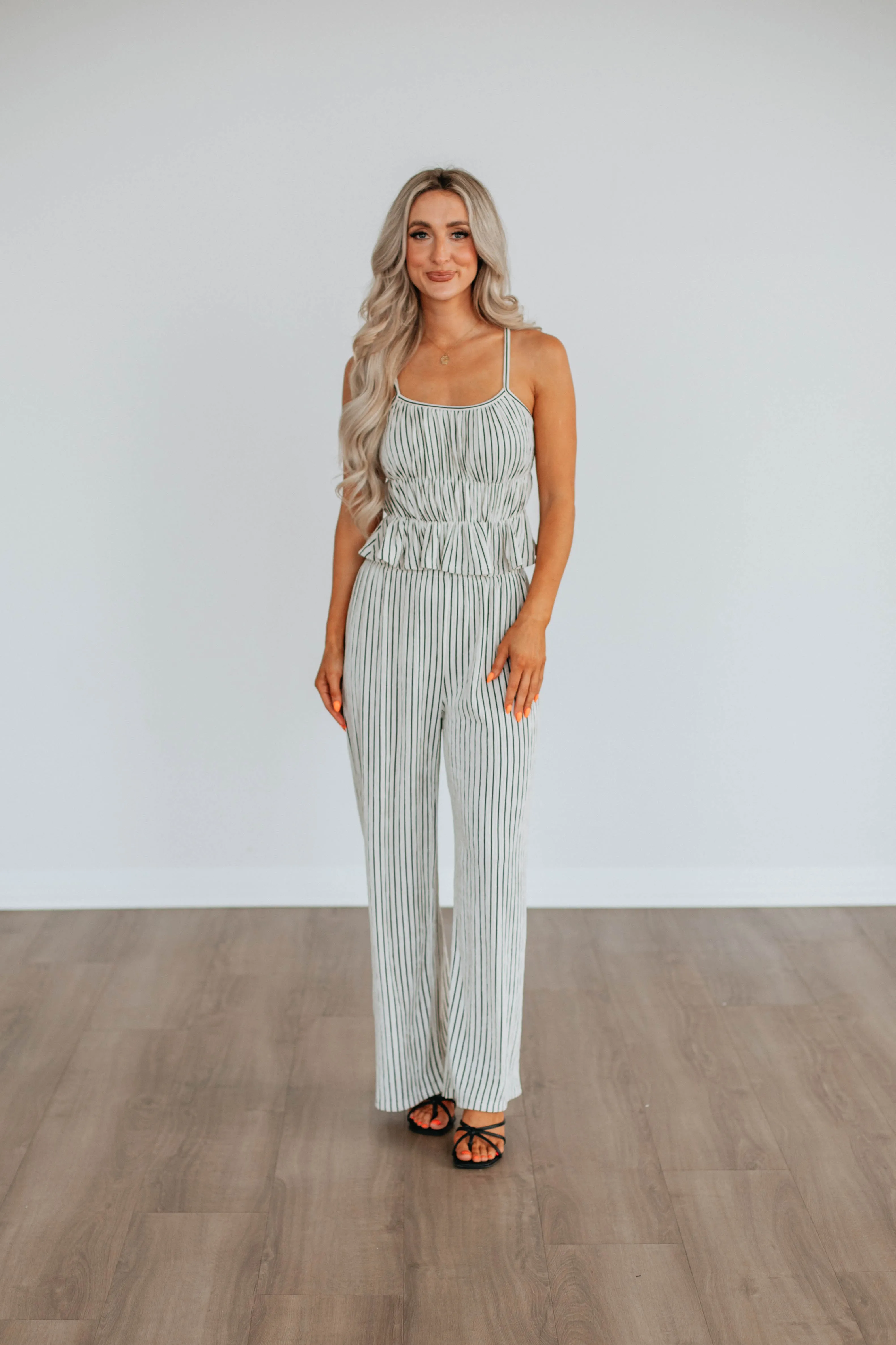 Chic Active Avery Striped Tank