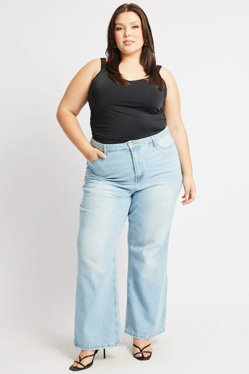 Cozy Cardigan Soft Joggers Black Tank Top V Neck Side Ruched