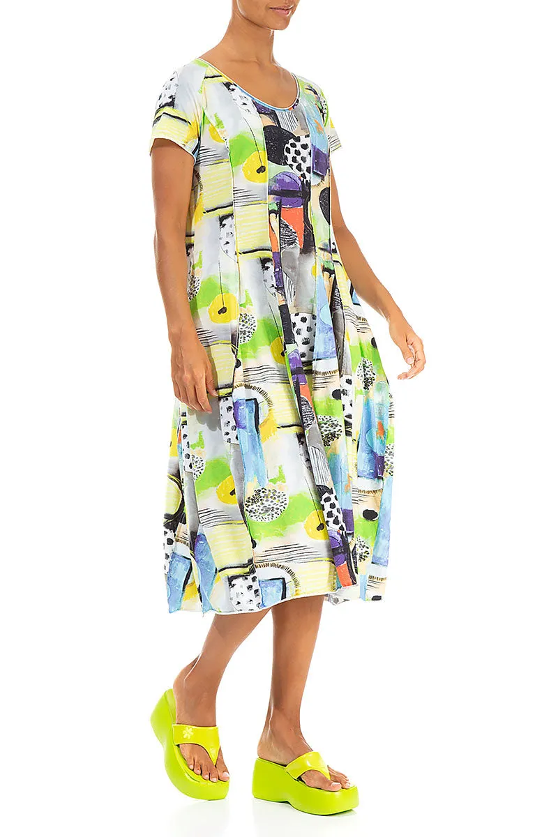SustainableTextiles Exposed Seams Artmaze Cotton Dress