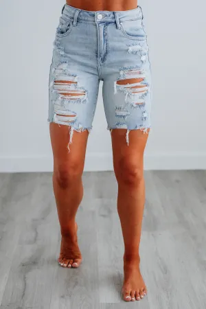Baker Risen Shorts - Light Wash Light Wear