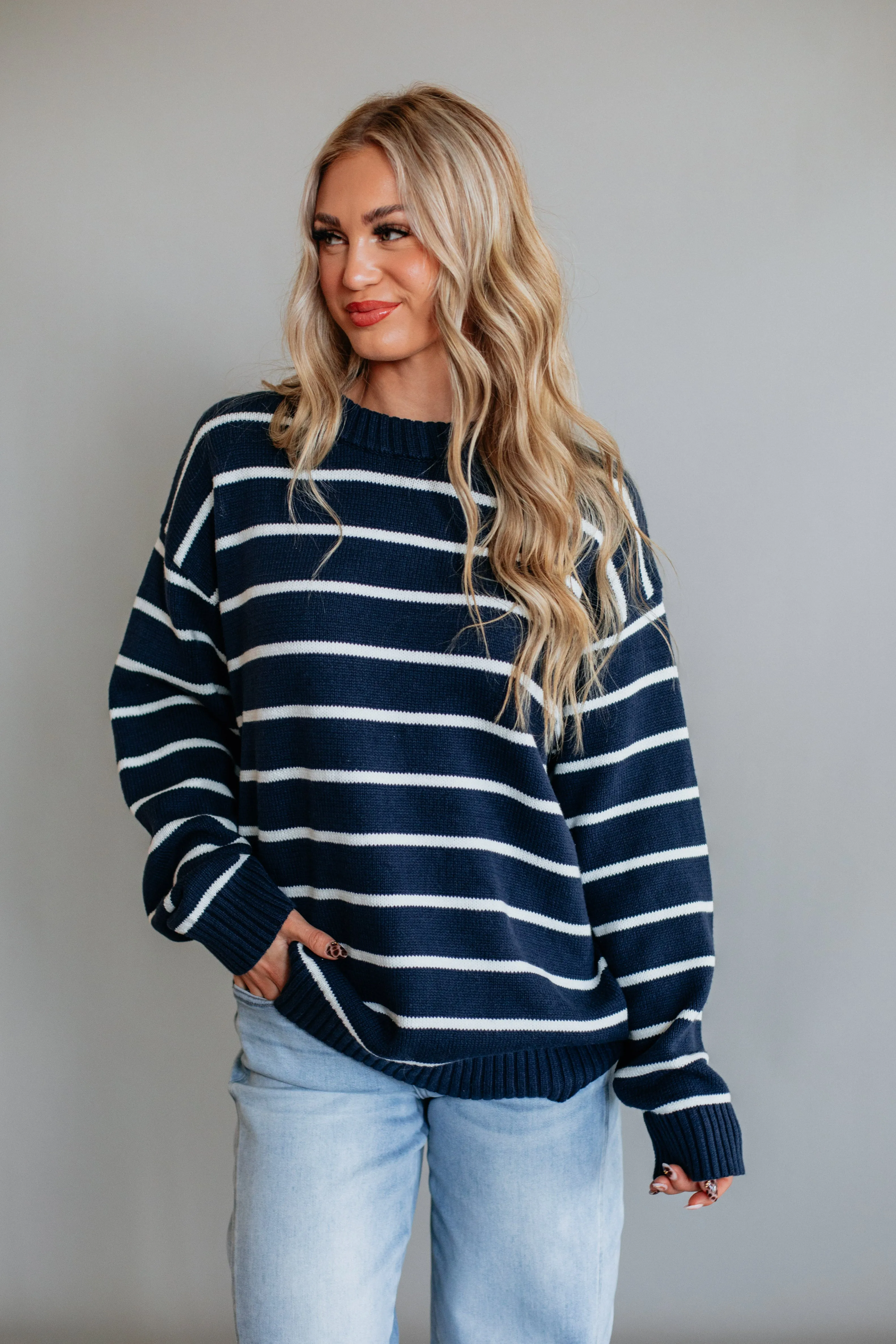 Circular Knit Technology Yasmeen Striped Sweater