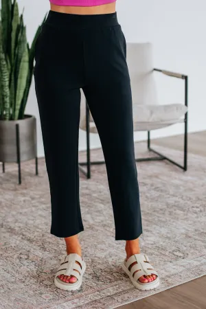 Cozy and Soft Sustainable Fabric Sylvia Lounge Pants - Black