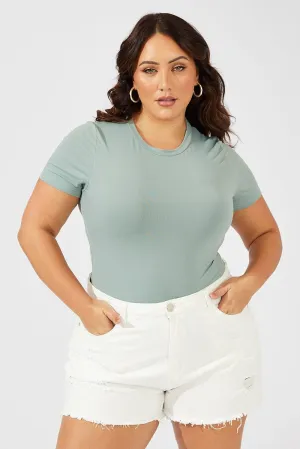 White Relaxed Shorts Mid Rise Sport Ease
