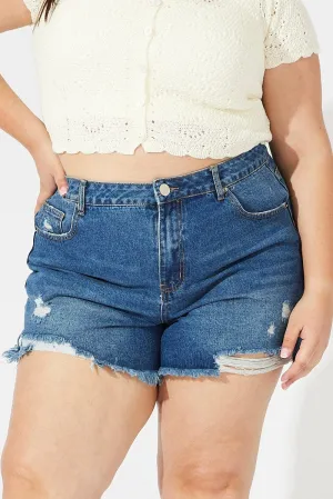 Denim Relaxed Shorts High Rise Everyday Style