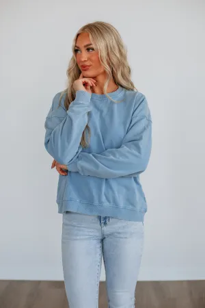 Amala Washed Crewneck Senior Ease Stylish Apparel