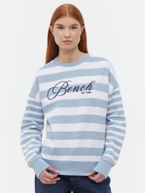 Hanneli Striped Crew Neck Sweatshirt Practical Boots